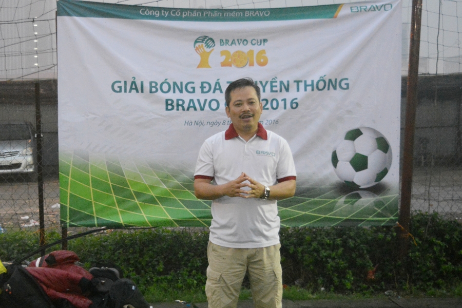 Anh Đào Mạnh Hùng phát biểu khai mạc