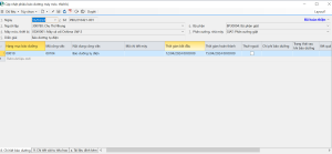 Phiếu bảo dưỡng máy móc thiết bị