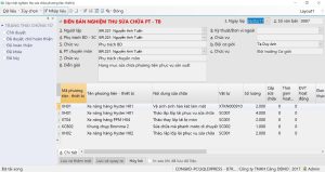 Biên bản nghiệm thu