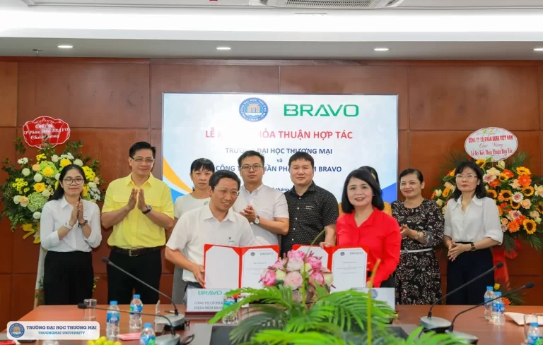 BRAVO ký kết thỏa thuận hợp tác với khoa HTTTKT & TMĐT, ĐH Thương Mại