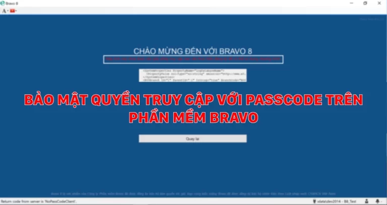 Bảo mật quyền truy cập thông qua việc đăng ký Passcode cho thiết bị Client