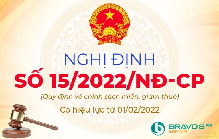 Chính sách miễn giảm thuế GTGT theo Nghị định 15/2022/NĐ-CP
