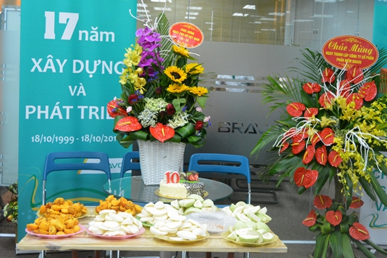 Chúc mừng sinh nhật nhân viên trong tháng 10