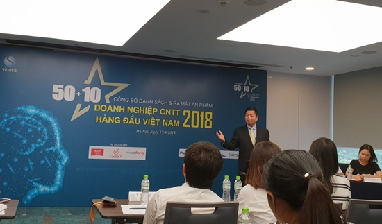 Công bố danh sách “50+10 Doanh nghiệp CNTT hàng đầu Việt Nam 2018”