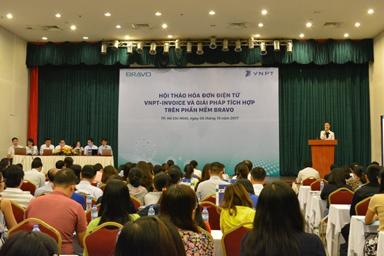 ội thảo “Hóa đơn điện tử VNPT và Giải pháp tích hợp trên phần mềm BRAVO”