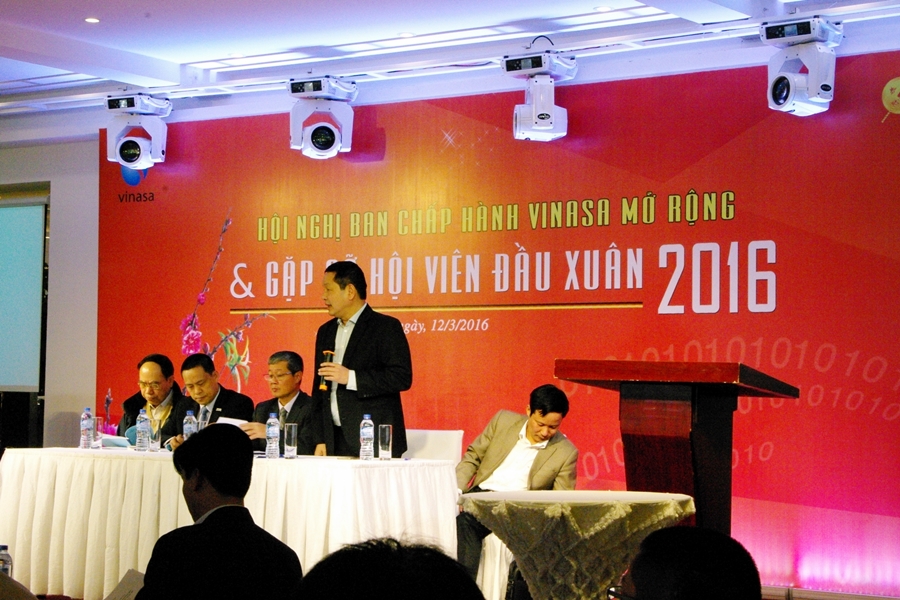 Ông Trương Gia Bình – Chủ tịch VINASA phát biểu khai mạc