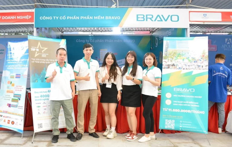 Náo nhiệt với gian hàng tuyển dụng của BRAVO tại Thăng Long Job Fair 2022