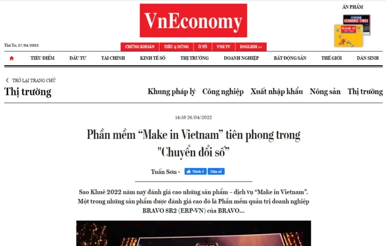 Phần mềm “Make in Vietnam” tiên phong trong "Chuyển đổi số”