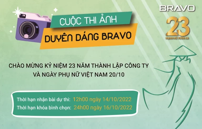 Phát động cuộc thi “Duyên dáng BRAVO” chào mừng ngày 20/10 và thành lập công ty