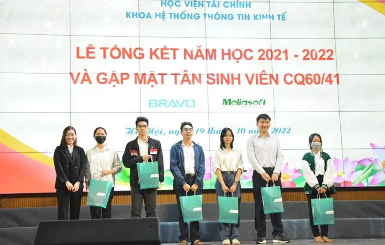 BRAVO dự Lễ Tổng kết và Gặp mặt tân sinh viên Khoa HTTTKT Học viện Tài chính