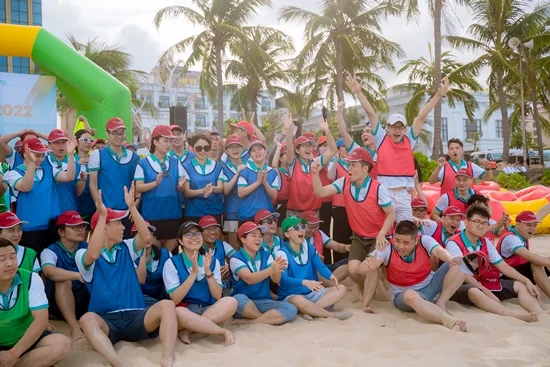 Đội đỏ giành giải Nhất TeamBuilding