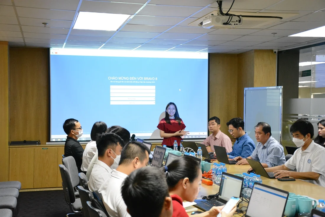 Buổi đào tạo phần mềm BRAVO ERP cho các đại lý Volkswagen