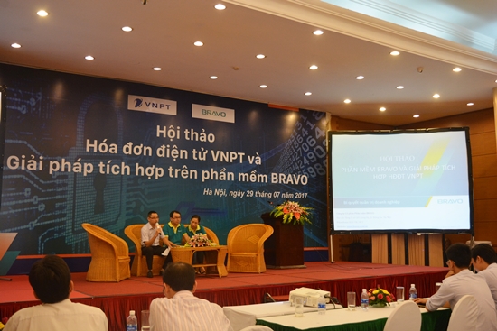 Tính năng Hóa đơn điện tử được tích hợp trên Phần mềm BRAVO