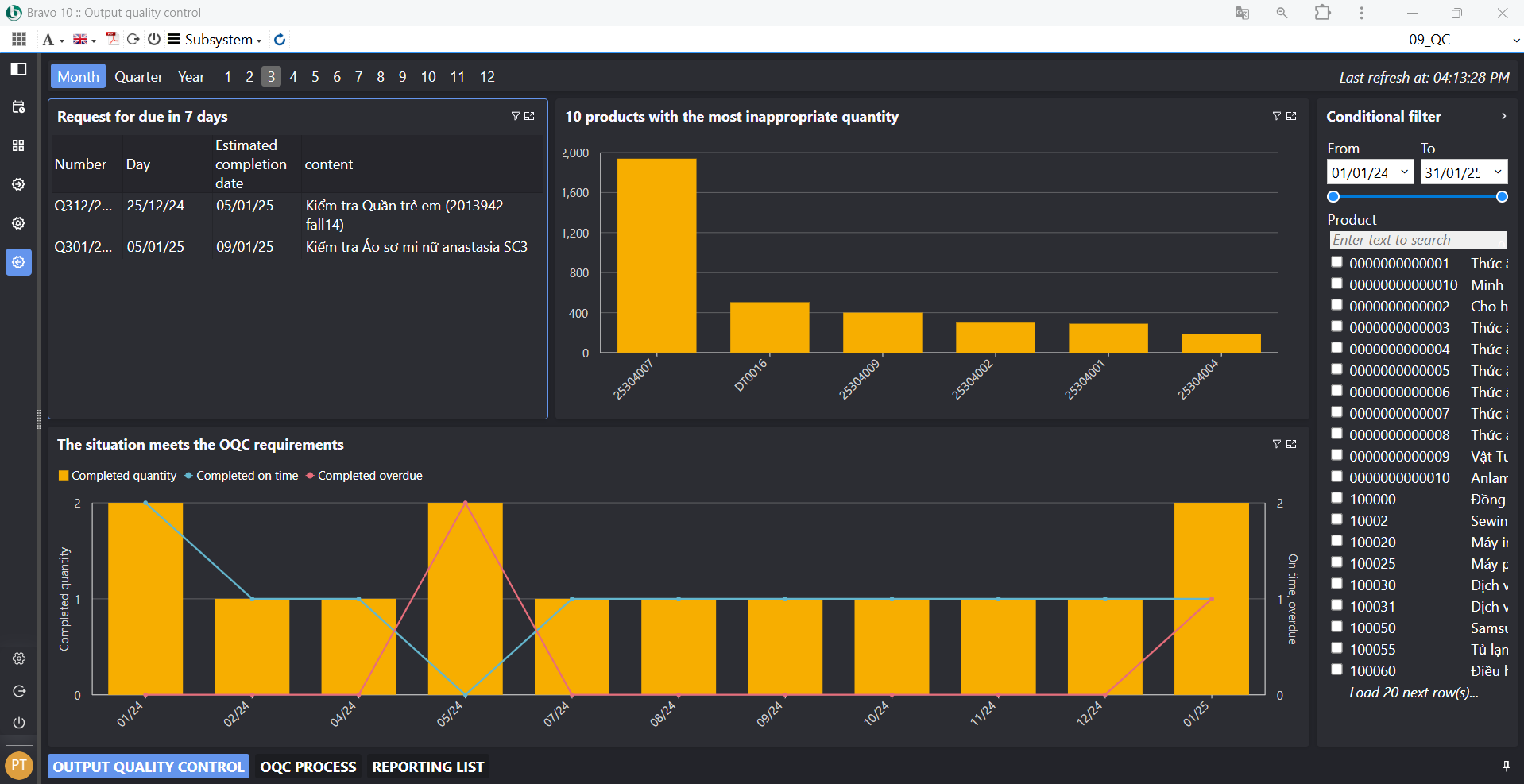 Quản lý chất lượng sau sản xuất