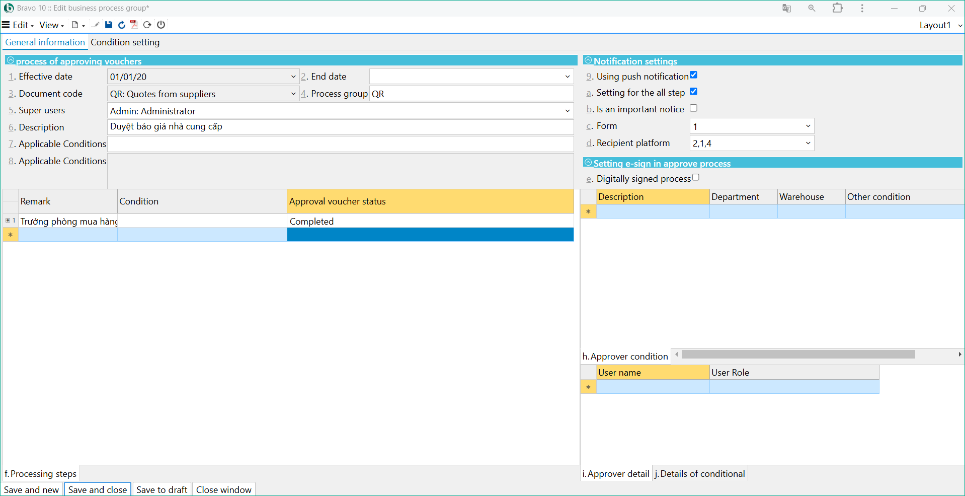 Giao diện phân hệ quản trị hệ thống số 2