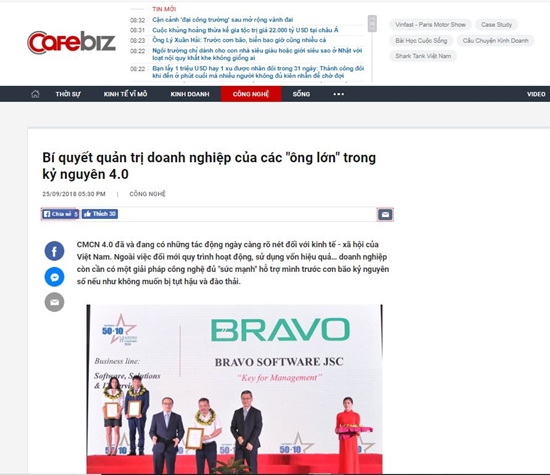 Bí quyết quản trị DN của các "ông lớn" trong kỷ nguyên 4.0