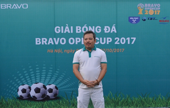 Anh Đào Mạnh Hùng phát biểu khai mạc