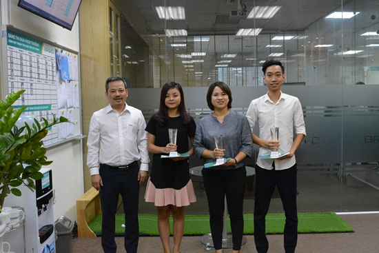 Cup nhân viên xuất sắc tháng 10/2017