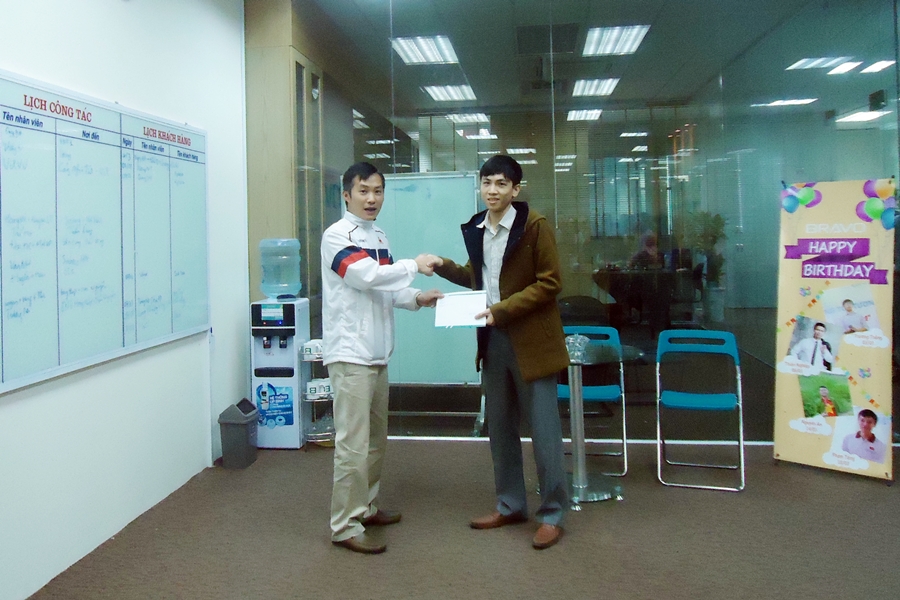 Chúc mừng Nhân viên xuất sắc và sinh nhật trong tháng