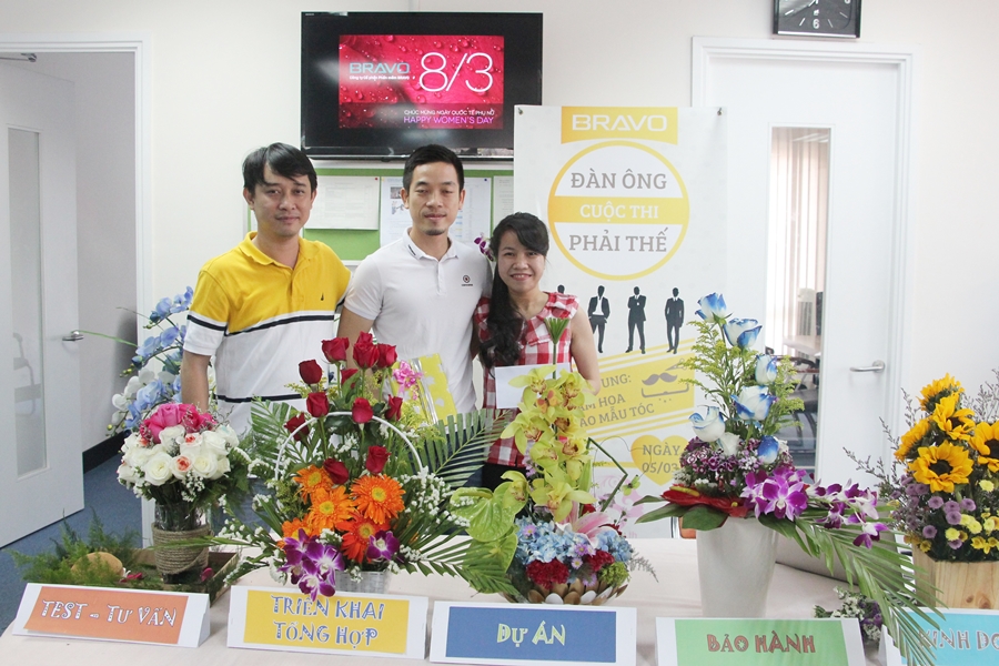 Thêm một giải Nhì phần thi Tạo mẫu tóc cho đội Bảo hành