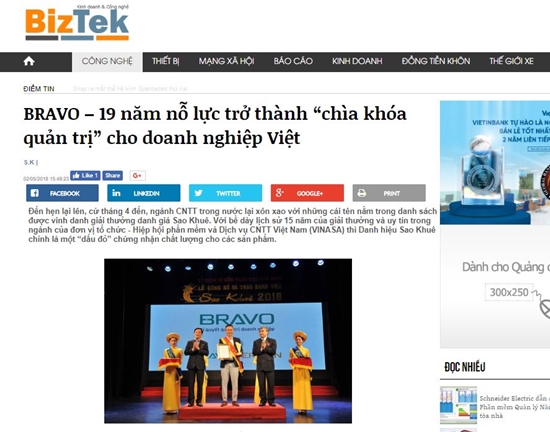 BRAVO nỗ lực trở thành “chìa khóa quản trị” cho DN Việt