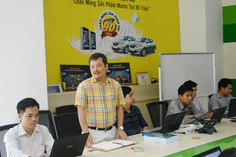 Anh Đào Mạnh Hùng – phát biểu trong buổi họp