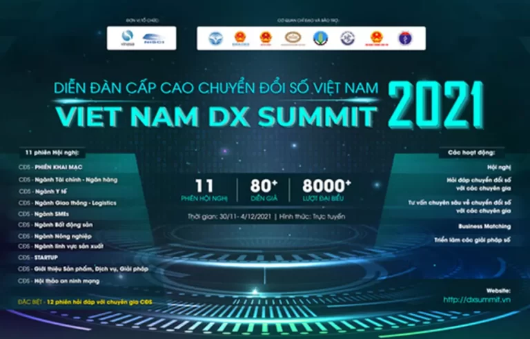 Diễn đàn trực tuyến Chuyển đổi số VN 2021 với sự tham gia của hơn 80 diễn giả