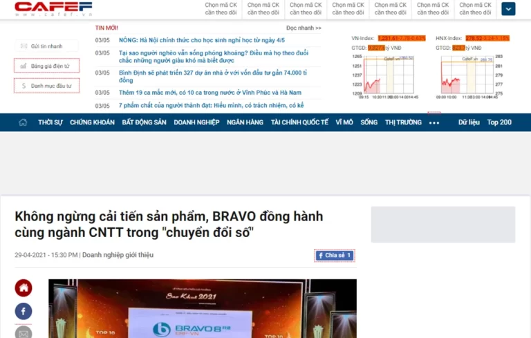 Không ngừng cải tiến sản phẩm, BRAVO đồng hành cùng ngành CNTT trong "chuyển đổi số"