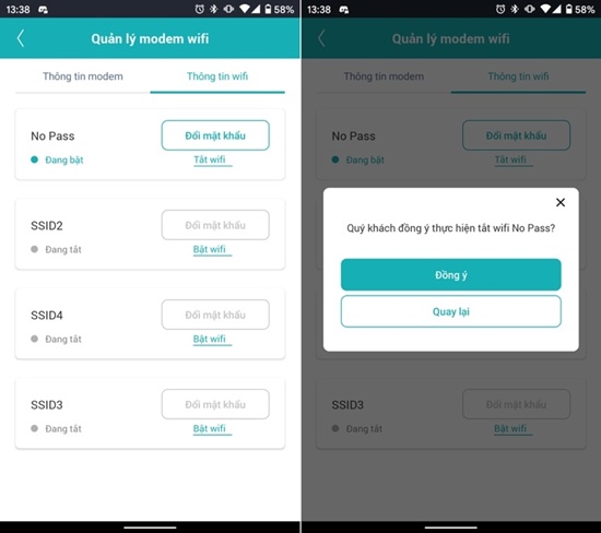 Hướng dẫn đổi mật khẩu hoặc tắt mạng Wi-Fi từ xa - 06