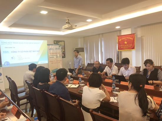 Nghiệm thu dự án phần mềm BRAVO ERP tại Công ty CP Dệt May Huế