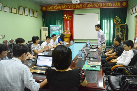 Buổi Lễ nghiệm thu phần mềm BRAVO 7 ERP-VN tại văn phòng Tiến Nông