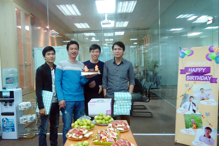 Chúc mừng Nhân viên xuất sắc và sinh nhật trong tháng