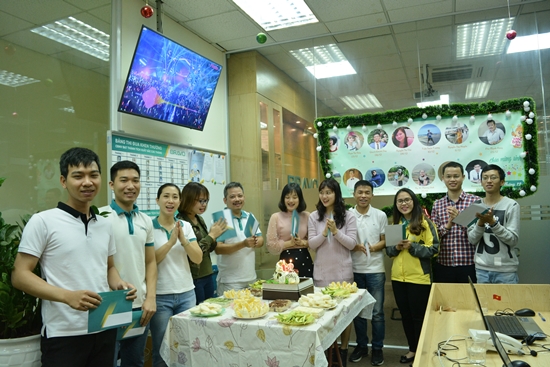 Chúc mừng sinh nhật tháng 12 cho các thành viên tại BRAVO HN