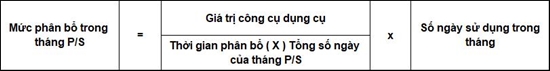 phương pháp tính phân bổ công cụ dụng cụ 3
