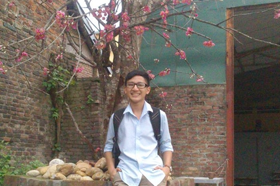 Bạn Nguyễn Huy Phong, sinh viên Khoa Hệ thống TTKT, Học Viện Tài Chính