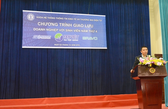 Thầy Nguyễn Bình Minh – Phó trưởng khoa HTTTKT & TMĐT 