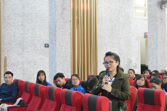 Bạn Nghiêm Thị Huế – sinh viên K50, S3