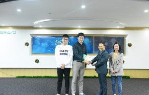 Thưởng nóng đội Triển khai phần mềm BRAVO cho Công ty HUD Kiên Giang - 4/1/2023