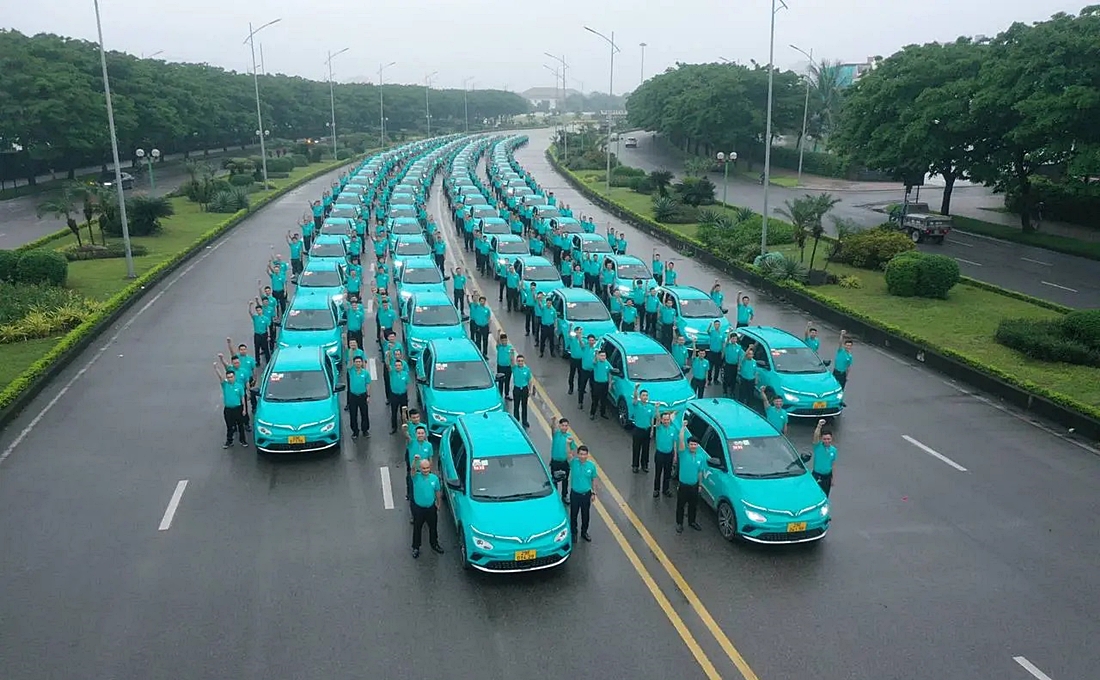 Hãng taxi điện đầu tiên ở Việt Nam
