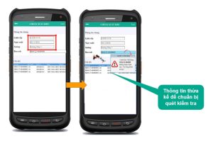 Quét mã vạch kiểm tra cây vải