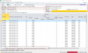 Thống kê BTP - Thành phẩm