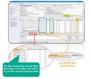 Chức năng đính kèm file