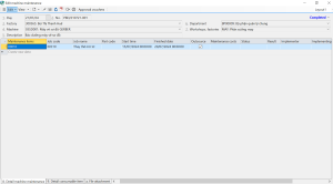 Machine and equipment maintenance card