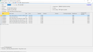 Updated form Purchase request