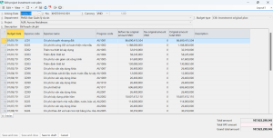 Update cost estimate