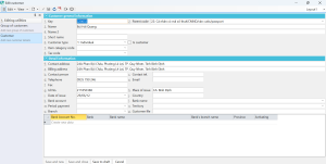 Update customer information