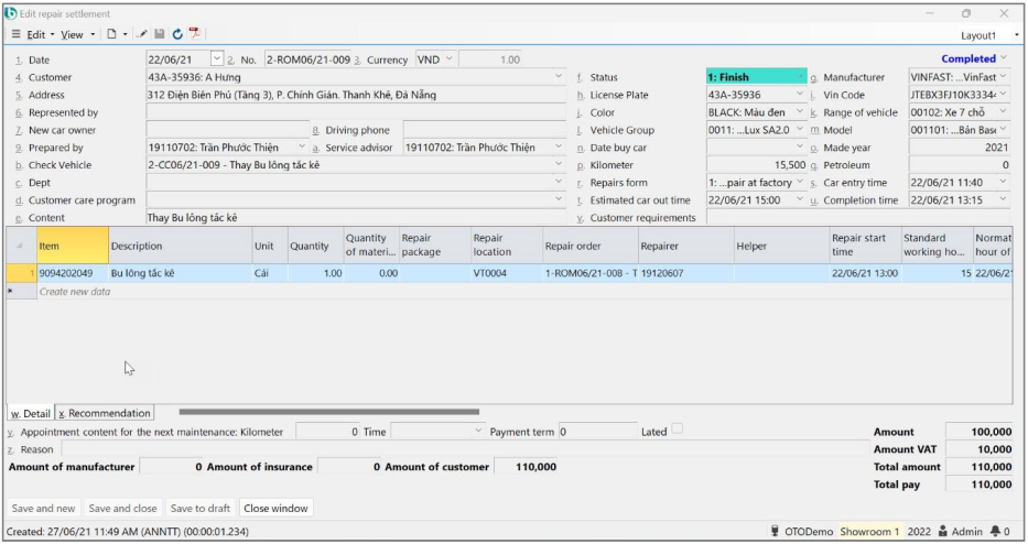 Finalization-of-repair-orders