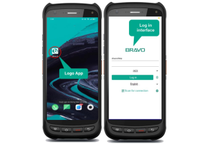 App BRAVO on PDA scanning device