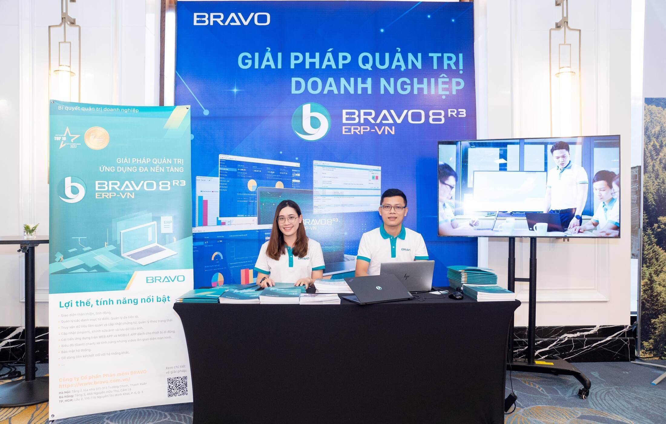 Gian hàng sản phẩm công nghệ “Make in Vietnam” của BRAVO
