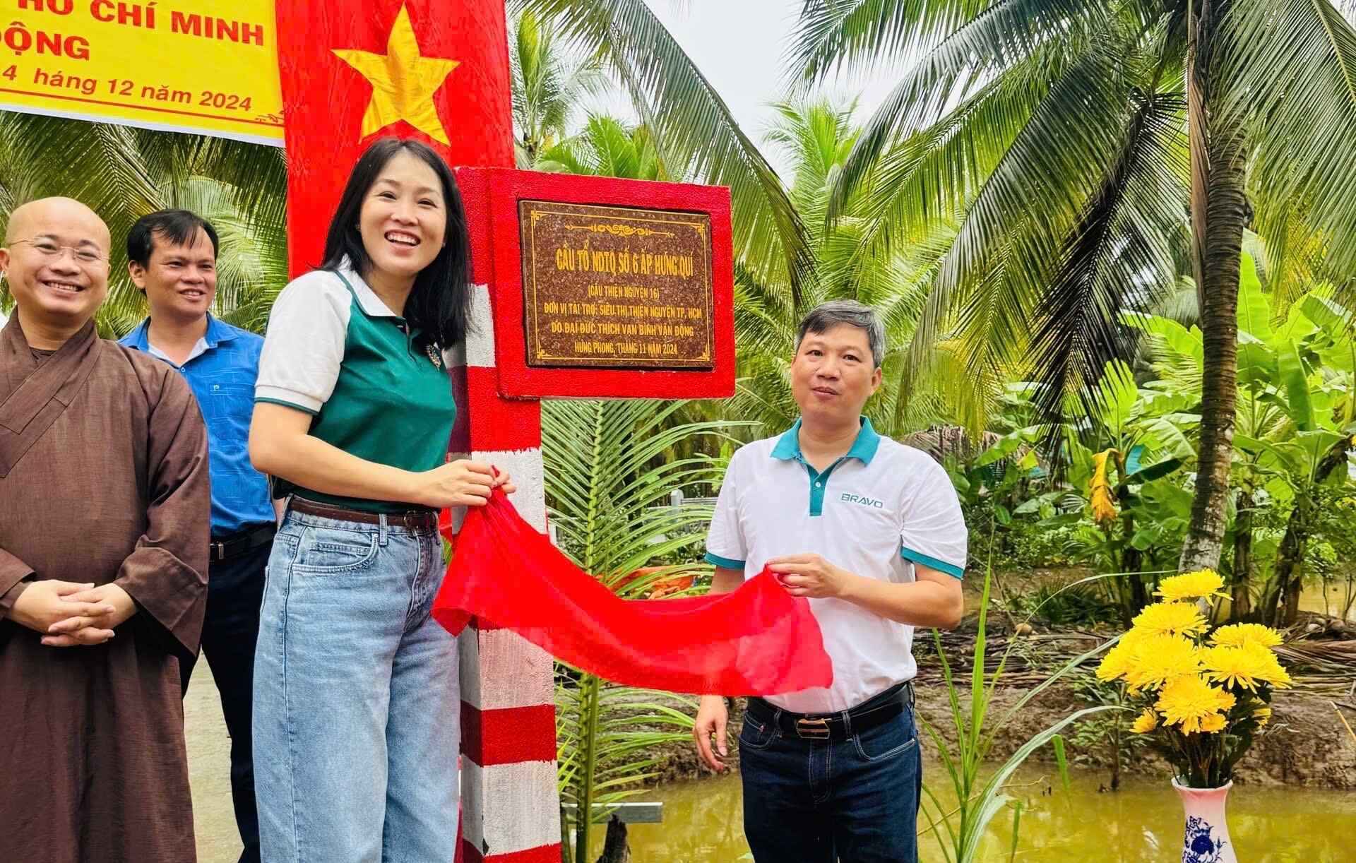 BRAVO tham dự lễ khánh thành bàn giao Cầu Thiện nguyện 16 tại xã Hưng Phong, tỉnh Bến Tre